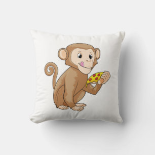 Almofada Macaco com pizza