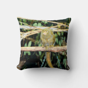 Almofada Macaco Marmoset Sentado Em Ramificação, Cushion