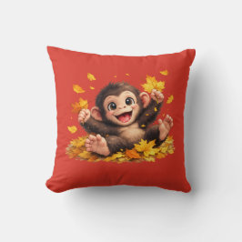 Almofada Macaco Sorridente com Olhos Grandes Tropical Diver