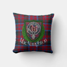 MacNaughton Scottish Clan Tartan & Crest