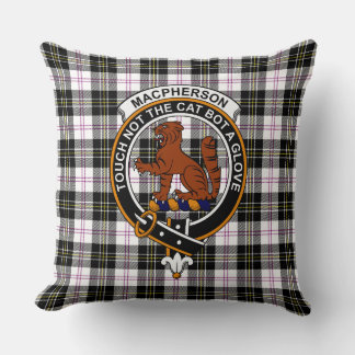 Almofada MacPherson Tartan, Emblema e Lema do Clã