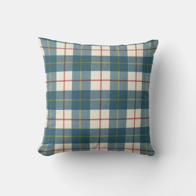 Almofada MacRae Conchra Modern Original Tartan Escocês (Frente)
