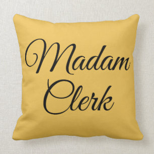 Almofada Madam Clerk