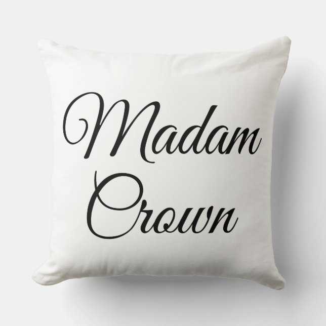 Almofada Madame Crown (Frente)