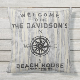 Almofada Madeira com Cinza