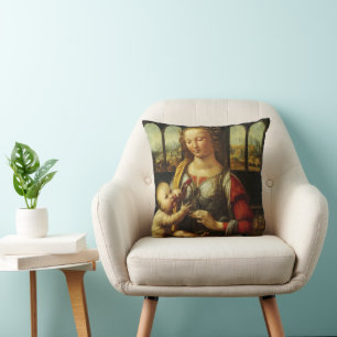 Almofada Madona do Cravo de Leonardo da Vinci