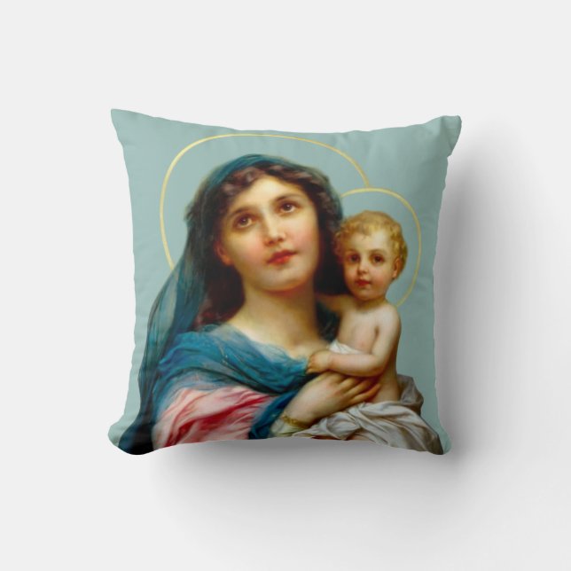 Almofada Madona e Menino (Frente)