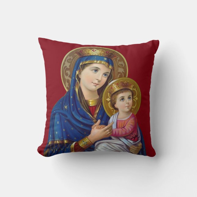 Almofada Madona e Menino (Frente)