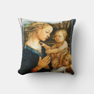 Almofada Madonna com criança e dois anjos, Filippo Lippi
