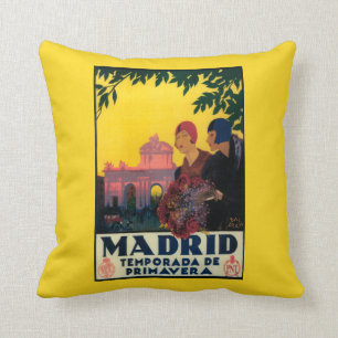 Almofada Madrid no poster do promocional do viagem da