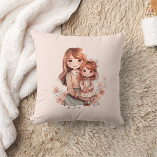 Almofada Mãe Adorável e Filha Bond