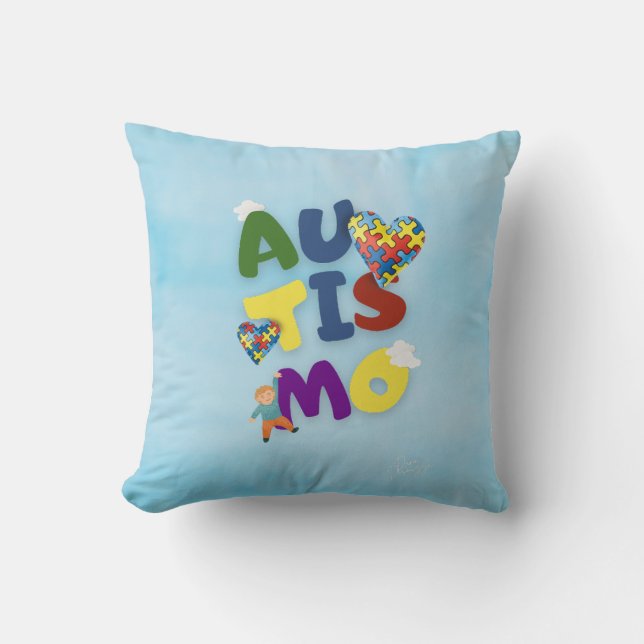 Almofada Mãe de Autista (Frente)
