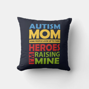 Almofada Mãe de Autista Criando Meu Herói