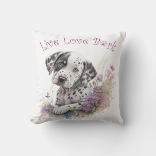 Almofada Mãe de Cachorro Dálmata Floral