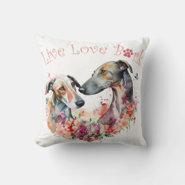Almofada Mãe de Cachorro Greyhound Floral