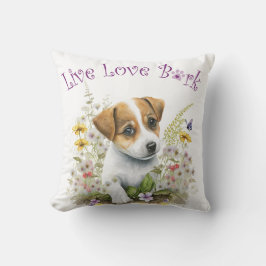 Almofada Mãe de Cachorro Jack Russell Floral