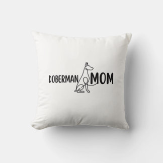 Almofada Mãe de Doberman | Mãe de Cachorro | Presente de An