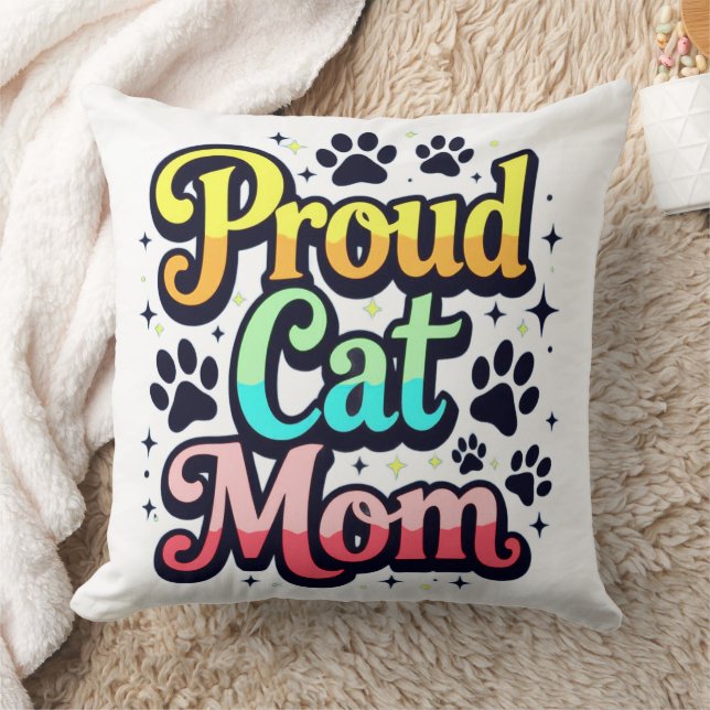 Almofada Mãe de Gato Orgulhoso (Cobertor)