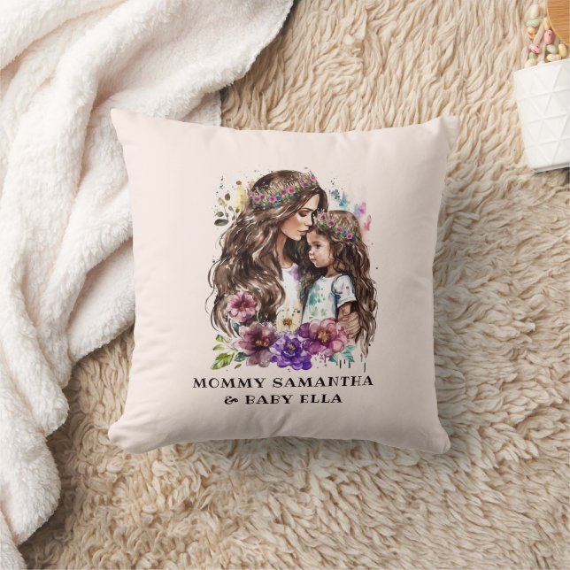 Almofada Mãe e Filha Adoráveis (7) (Cobertor)