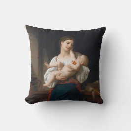 Almofada Mãe e Filho (por Bouguereau)