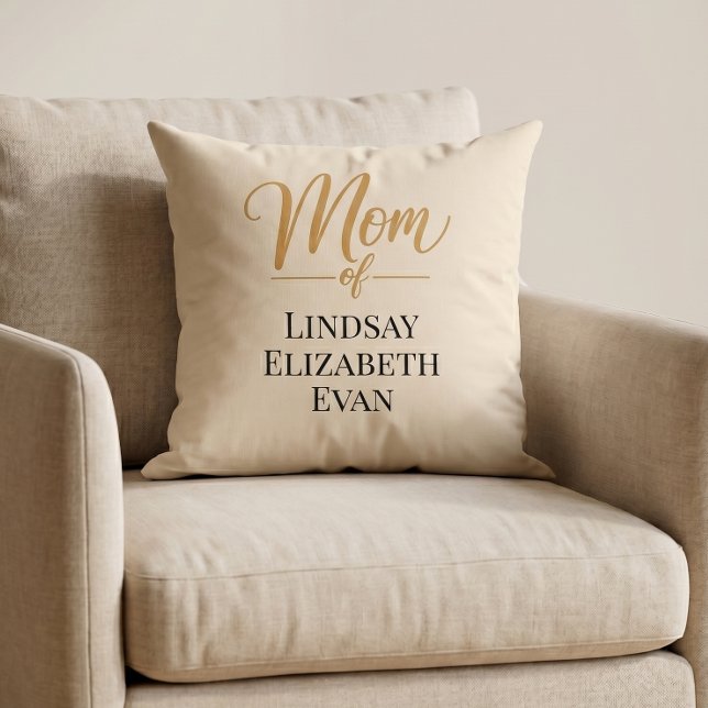Almofada Mãe Elegante Personalizada (Criador carregado)