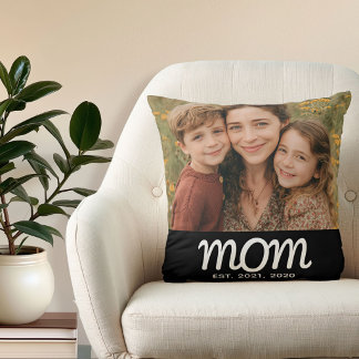 Almofada Mãe Estabeleceu Foto de Roteiro Moderno