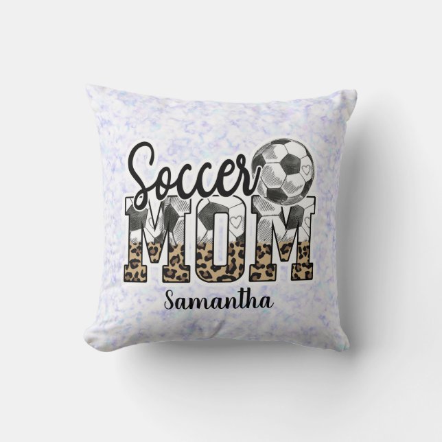 Almofada Mãe Orgulhosa de Futebol - Campeão Sidely (Frente)