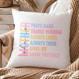 Almofada Mãe, Presente Moderno Para Mãe Legal E Engraçada