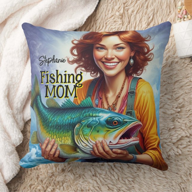 Almofada Mãe que pesca (Cobertor)