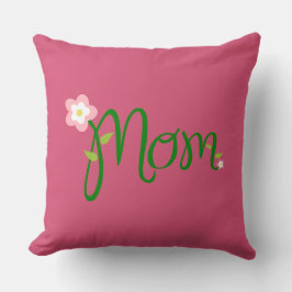 Almofada Mãe Travesseiros decorativos Rosa Escuros