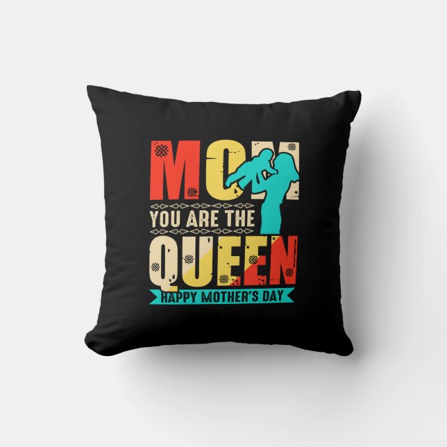 Almofada Mãe Você É A Rainha (Frente)