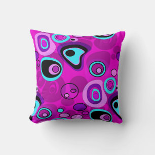 Almofada Magenta abstrata