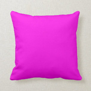 Almofada Magenta brilhante (cor sólida)
