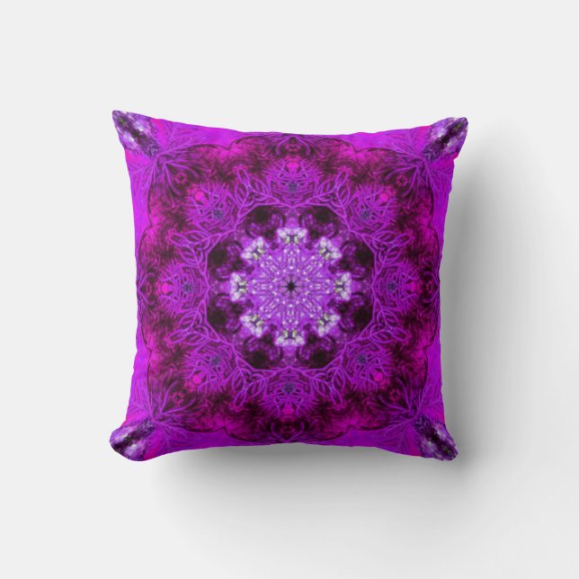 Almofada Magenta Coral (Frente)