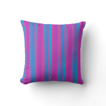 Magenta, Roxo, Azul Brilhante, Listras Turquesa