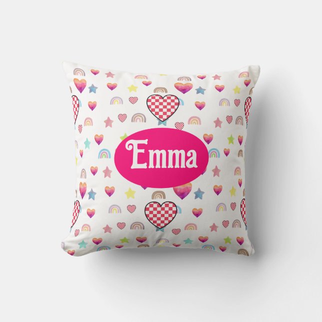 Almofada Magic pink candy world (Frente)