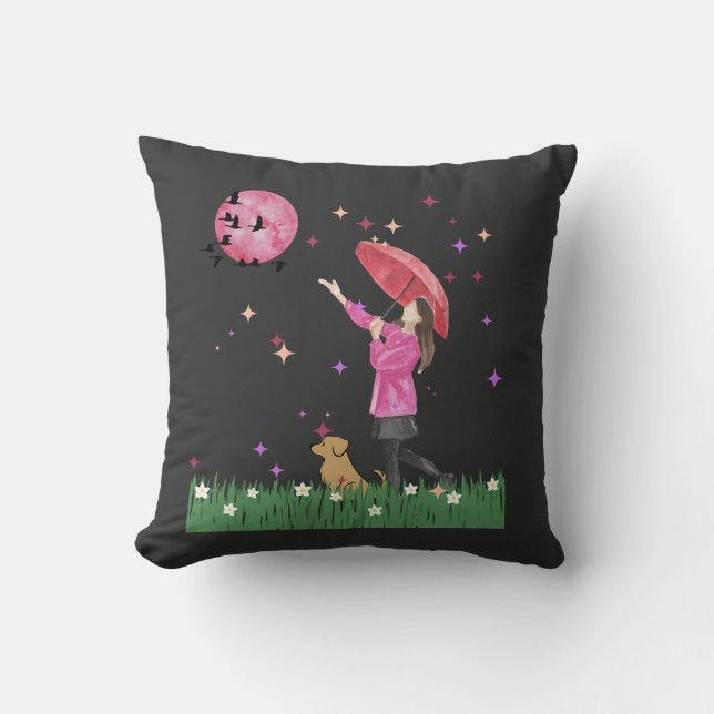 Almofada Mágica de Tinta Rosa (Frente)