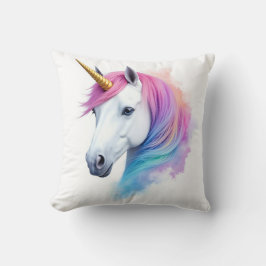 Almofada Magical Watercolor Unicorn