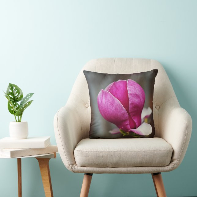 Almofada Magnolia Pink Full Bloom (Cadeira)