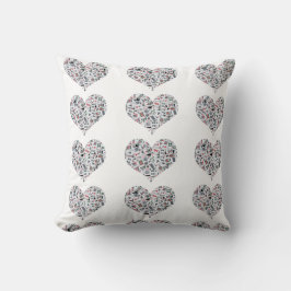 Almofada Mahjong Love Throw Pillow - Two Sided