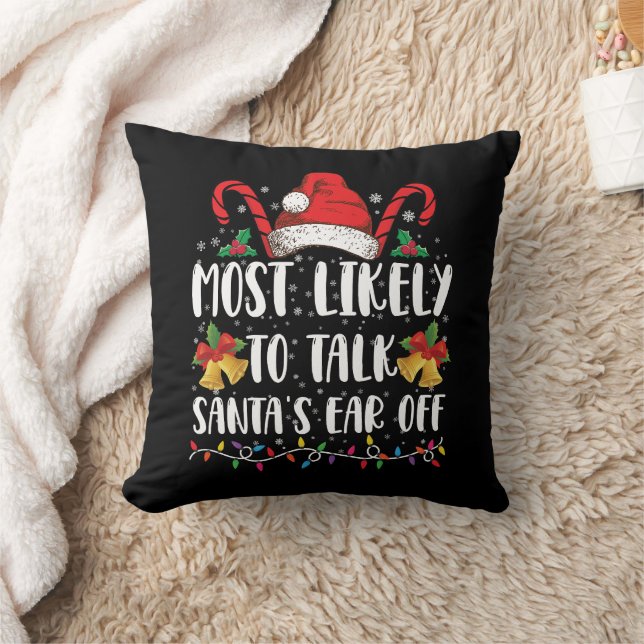 Almofada Mais Propenso a Falar a Orelha de Papai Noel na Fa (Cobertor)