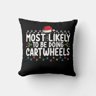 Almofada Mais Provável É Estar Fazendo CartWheel No Natal