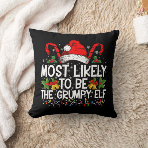 Almofada Mais Provável Ser O Elfo Mal-Humorado Natal Divert