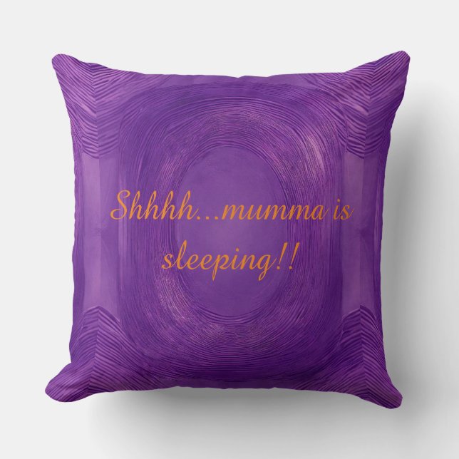 Almofada "Majestade Eterna: Eternidade Roxa"? (Frente)