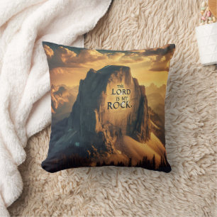 Almofada Majestade Montanha: O Senhor É Minha Rock