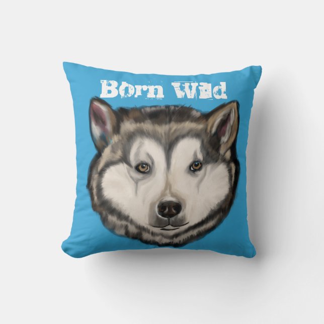 Almofada Malamute do Alasca (Frente)