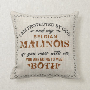 Almofada Malinois - pastor belga - Mechelaar