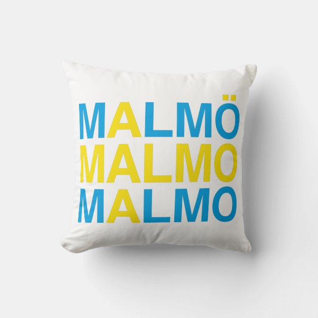 Almofada MALMO Bandeira Sueca (Frente)