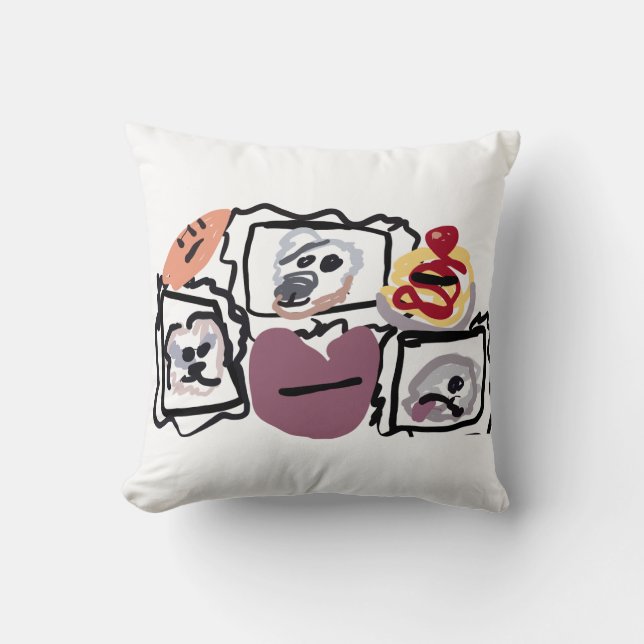 Almofada Maltese hearts  (Frente)