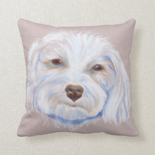 Almofada Maltipoo com uma atitude